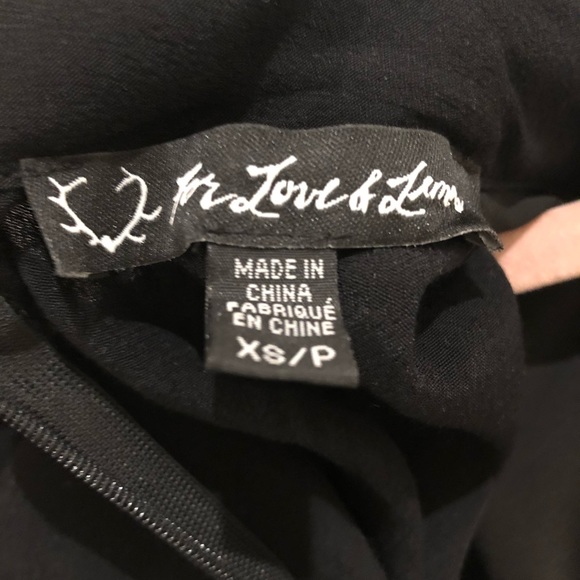 For Love and Lemons Black Willow Dress XS - Picture 5 of 5